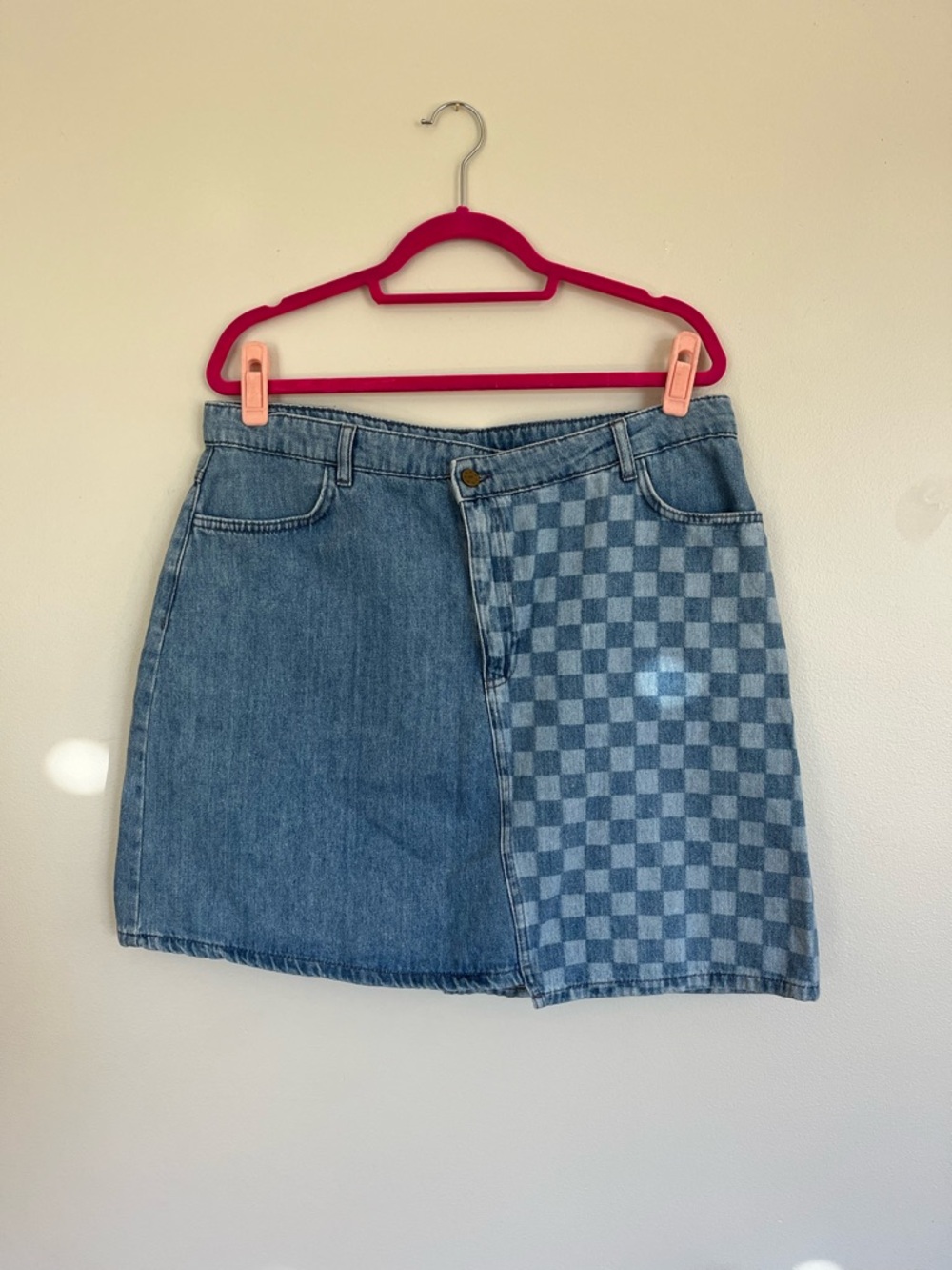 Lazy Oaf Denim Skirt - Size 14